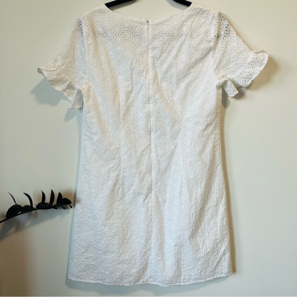 Loft Eyelet Flutter Cuff Shift Dress wedding party size 6 - Picture 11 of 14